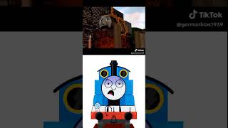 Thomas sad meets Smudger 😱 thomasanimation [upl. by Ddahc569]