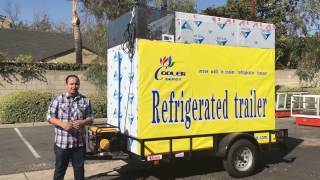 refrigerated TRUCK VAN TRAILER COOLER REFRIGERATOR freezer [upl. by Crispin249]