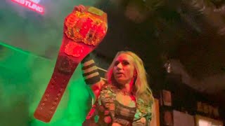 DDre Fresh vs Christina Von Eerie Indy Wrestling ACW Pacheco Ca 120724 [upl. by Nealon]