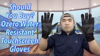 Should You Buy Ozero Water Resistant Touchscreen Gloves [upl. by Auburta]