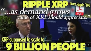 Ripple XRP XRP Was Meant To Scale To 9B People amp Appreciate In Price According To Ripple [upl. by Airbmak]