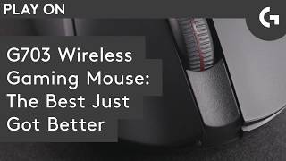 G703 LIGHTSPEED Wireless Gaming Mouse w HERO Sensor Play Advanced [upl. by Obadiah]