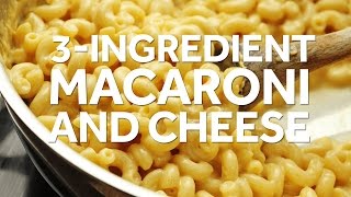 How to Make 3Ingredient Stovetop Macaroni and Cheese [upl. by Yerg]