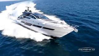 Luxury Motor Yacht  Pershing Yacht Fleet [upl. by Tuhn11]