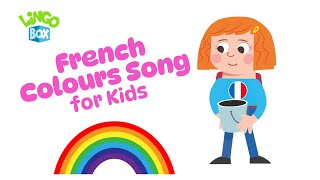 Learn French Colours with Fun 🌈 French Colours Song for Kids  Les couleurs en français 🎶 [upl. by Nirik390]