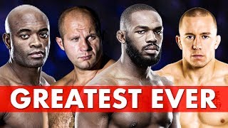 10 Greatest Fighters in MMA History [upl. by Nireil]