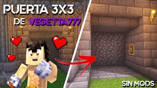 💜 COMO HACER LA PUERTA 3x3 DE Vegetta777 en KARMALAND 4  Minecraft 115  116  Tutorial💜 Sin Mods [upl. by Greenburg]