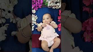 My baby 4 month complete 💗shortvideo [upl. by Suoivatnom]