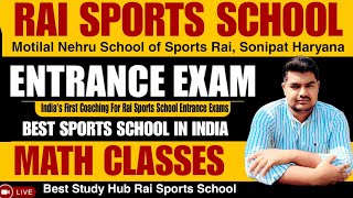 Rai Sports School ll Motilal Nehru School of Sports ll Class V ll Math Classes ll mnss raischool [upl. by Aynom]