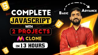 🚀 🔥 JavaScript Complete Course 2024 3 Projects  one shot  Notes  GitHub Projects [upl. by Normy]