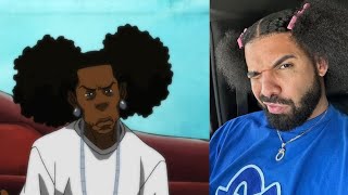 Drake Shows Off His New Hairstyle Inspired By Thugnificent  The Boondocks [upl. by Alial]