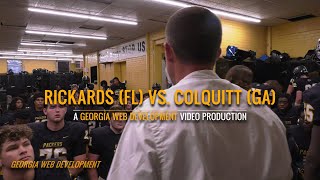 Rickards FL0 vs Colquitt County GA 2024 Homecoming  Georgia High School Football Highlights [upl. by Corley]