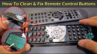 How to Fix amp Clean Your Remote Control Buttons [upl. by Maccarone565]