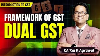 7 Framework of GST  Dual GST  CA Raj K Agrawal [upl. by Novled643]