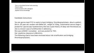 teaching bridging thromboprophylaxis [upl. by Padraic713]