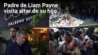 Padre de Liam Payne visita altar de su hijo [upl. by Ronen]