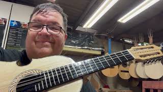 Cuatro Puertorriqueño Daniel Franco Luthier madera Laurel Geo Rizado Interesados 7876333332 [upl. by Jakie890]