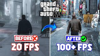 GTA 4 Lag Fix🔥For Low End PC No Graphics Card  2GB Ram4GB Ram8GB Ram Complete Guide [upl. by Adair]