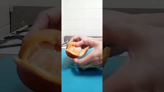 PEELING MANDARIN ORANGE skills peeling fruit  Novo Vizcayano Channel [upl. by Tootsie]