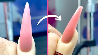 YN NAIL SCHOOL  How To Improve Your Nail Shaping Technique [upl. by Katuscha]