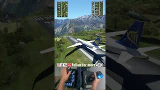 Take Off Lukla  Flight Simulator 2020  GamePlay  Airbus A320 Neo  RyanAir aviation avgeek [upl. by Christophe]