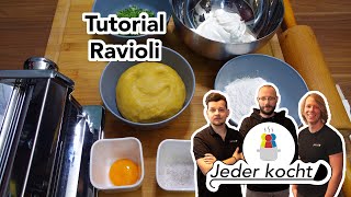 Jeder kocht  Tutorial Ravioli [upl. by Lebasile592]