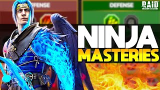 Ninja Masteries Completed in Raid Shadow Legends  the Build [upl. by Alano894]