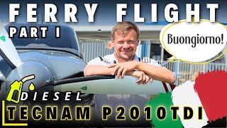 TECNAM P2010 TDI Diesel  Ferry Flight Review  PART 1 [upl. by Alikee524]