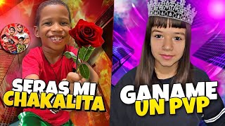 Este tiktoker me pidio pvp y mi hermana lo reto a 1vs1🤡 ¿Reina de la 2 tiros Tilin insano x Melissa [upl. by Samy]