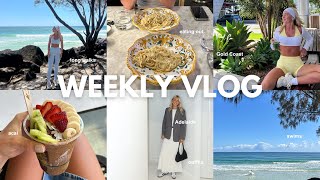 WEEKLY VLOG  Adelaide  Gold Coast  eating out  shopping  swims  friendsfam  hauls  walks [upl. by Tu247]