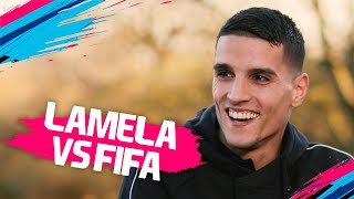 Who is the better finisher Aguero or Kane  Erik Lamela vs FIFA 19 🔥 [upl. by Anaoy]