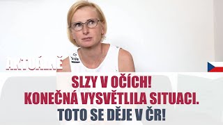 Tlačily se jí slzy do očí Konečná vysvětlila situaci ze které jde strach [upl. by Basilius125]