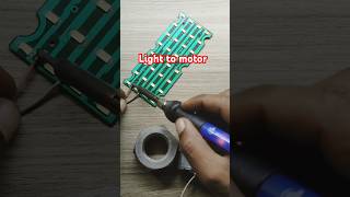 How to Make LED Light to Motor ytshorts [upl. by Tallou]