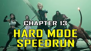 Final Fantasy 7 Rebirth  Hard Mode Speedrun Walkthrough  Chapter 13 [upl. by Thill]