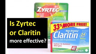 Is Zyrtec or Claritin more effective [upl. by Leen]