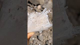 Finding STUNNING Scolecites in India ⛏️ 🤯 💎 Crystal Hunting scolecite crystalhunting geology [upl. by Elleved]