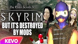 Skyrim but its destroyed by mods [upl. by Stilu691]