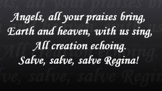 Salve Regina lyrics [upl. by Aetnahc438]