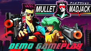 Mullet MadJack  Demo Gameplay 1080P 60FPS arcade fps boomershooter [upl. by Riba]