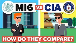 British MI6 vs US CIA  Whats the Difference and How Do They Compare [upl. by Alda149]