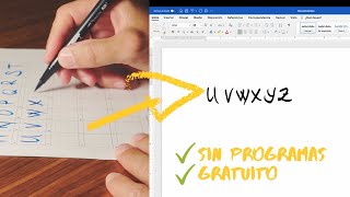 Cómo 𝗖𝗥𝗘𝗔𝗥 tu propia 𝗙𝗨𝗘𝗡𝗧𝗘 o tipografía e instalarla tu ordenador 📝 Tutorial [upl. by Nilkcaj]