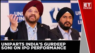 Uniparts India Orderbook Outlook  Gurdeep SoniChairman amp Managing DirectorUniparts India Limited [upl. by Garret297]