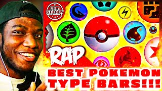 BEST POKÉMON TYPE BARS RAP CYPHER REACTION [upl. by Hegyera]