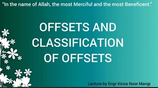 What is offset in Surveying Classification of Offsets and Applications of Offsets in Surveying [upl. by Novla661]