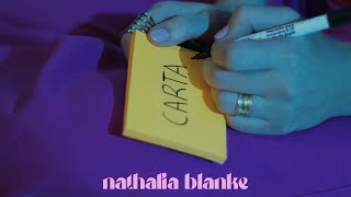 Nathalia Blanke  Carta Clipe Oficial [upl. by Adyl]