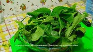 How to prepare and cook Callaloo with Saltfish [upl. by Mariano760]