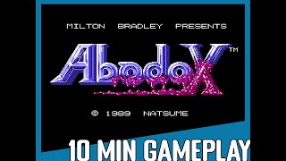 10 Minute Gameplay Abadox The Deadly Inner War 1990 NES [upl. by Yeta]