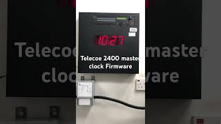 Master Clock Telecor 2400 firmware for 3 chipsdownload link in the first comment [upl. by Rex587]