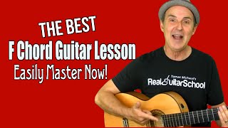 Best F Chord Guitar Lesson Easily Master F Major [upl. by Basir]