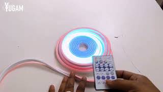 Yugam NS5 Smart Neon Colour Full Led Light app control [upl. by Annawyt]